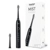 beatXP Mist Sonic Electric Toothbrush for Adults with 2 Brush Heads & 5 Cleaning Modes | Rechargeable Electric Toothbrush | 40000 strokes/min with Long Battery Life (Black)