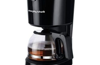 Morphy Richards Europa Drip Espresso Coffee Machine For Home|600W Drip Coffee Maker|6-Cups Capacity*|Anti-Drip Function|Dry Heat Protection|Warming Plate|2-Yr Warranty By Brand|Black