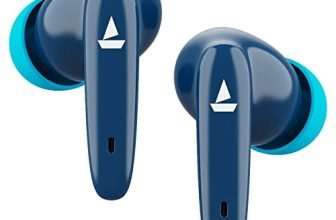 Boat Airdopes 181 In-Ear True Wireless Earbuds With Enx Tech, Beast Mode(Low Latency Upto 60Ms) For Gaming, With Mic, Asap Charge, 20H Playtime, Bluetooth V5.2, Ipx4 & Iwp (Bold Blue)