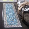 Status Contract Polyester Printed Vintage Persian Bedside Runner Home Floor Decor Carpet Rug Anti Skid Backing (55X140 Cm/ 22X55 Inch), Multicolor