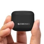 Zebronics New Launch Pixie Portable Speaker, 5 Watts, Supports Bluetooth, Tws Function, Msd, Compact Design, Call Function, Carry Loop, Upto 7H Backup (Black)
