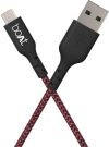 boAt Type C 2 A 1.5 m TYPEC A350(Compatible with Laptop, Mobile, Tablet, Power Bank, Speaker, Computer, Black, Red)