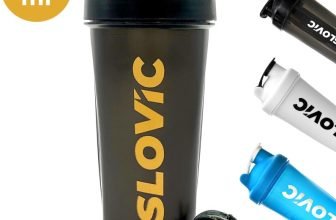 SLOVIC Shakers for Protein Shake, Plastic Free Gym Bottles for Men, 700 ml Shaker(Pack of 1, Multicolor, Plastic)
