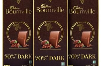 Cadbury Bournville Rich Cocoa 70% Dark Chocolate Bar, 3 X 80 G