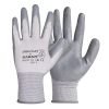 Karam ProKut Multi Purpose Polyester with White Latex Crinkle Coating Glove | Safety Gloves for Men Industrial for Mechanical | HS31 | Size-Medium
