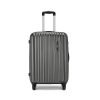 Safari Glimpse 69 Cms Medium Check-In Trolley Bag Hard Case Polycarbonate 4 Wheels 360 Degree Wheeling System Luggage, Trolley Bags For Travel, Suitcase For Travel, Gun Metal
