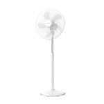 Polycab Optima 5 Blade 400 Mm Mini Pedestal Fan With Superior Air Delivery, 100% Copper Motor And 2 Years Warranty (White)