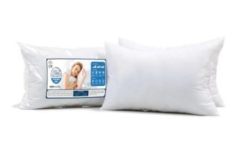 Status Ultra Soft Fiber Filled Fibre Premium Pillow For Home & Hotel Use (16X24, Fiber; White, Pack Of 2)