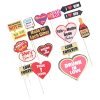 Kuber Industries Party Photo Props | Cardboard Cupcake Picks |Decorations Supplies for Farewell | Birthday Party | Theme Cupcake Topper | 15 Pieces | PP-8033 | Multicolor