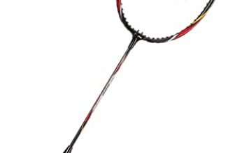 Li-Ning Xp 998 – Pv Sindhu Signature Series Aluminium – Alloy Isometric Strung Badminton Racket With Full Racket Cover (Charcoal/Red) | For Beginners | 87 Grams | Smash Power Frame