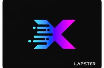 Lapster X Design Gaming Mouse Pad, Non-Slip Rubber Base Mouse Pad, With Antifray Stitched Embroidery Edges (220X190X3Mm)