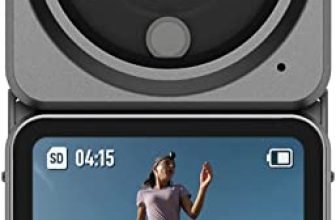 Dji Action 2 Dual Screen Combo -12Mp Action Camera With Front Touchscreen, 4K Recording Upto 120 Fps& 155° Fov, Portable& Wearable,10M Waterproof,Black