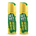 Set Wet Deodorant For Men Charm Avatar Peppermint Punch, 150Ml (Pack Of 2)