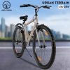 Urban Terrain Denver For Men With Complete Accessories Bicycles For Boys Ut7003S27.5 27.5 T Hybrid Cycle/City Bike(Single Speed, Silver, Black)