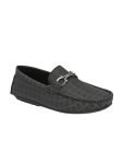 Big Fox Czech-2 Premium Buckle Loafers for Men Black