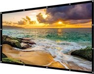 SAVSOL 70 inch Projector Screen,4K 16:9 Portable Eyelet Premium Video Foldable Projection for HD Home Theater Cinema Anti-Crease Indoor Outdoor Office Classroom (155 cm (W) x 87 cm (H))
