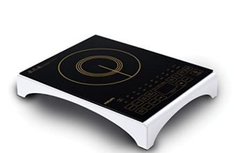 Philips Viva Collection Hd4938/01 2100-Watt Glass Induction Cooktop With Sensor Touch & Full Crystal Glass (Black)