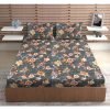 Urban Magic 100% Microfiber Printed Grey Double Bedsheet With 2 Pillow Covers, Size – 215 X 210 Cm, Pack Of 1