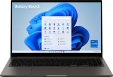 SAMSUNG Galaxy Book3 Intel Core i7 13th Gen 1355U – (16 GB/512 GB SSD/Windows 11 Home) NP750XFG-KA3IN Thin and Light Laptop(15.6 Inch, Graphite, 1.58 Kg, With MS Office)