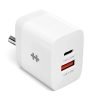 HYPER 38W Dual Port Wall Adapter, 20 Watts USB C Charger + 18 Watts USB A Fast Charging for iPhone 15, 14, 13, 12 & Older, Samsung Galaxy Mobile, Oneplus Phone, iWatch, Airpods & Other USB Devices