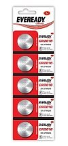Eveready Ultima Coin Battery 3V | Cr2016 | Made With High-Purity Lithium | With Child Proof Packaging | Best Suited For Car Key Fobs, Weighing Scales, Toys & Medical Devices | Pack Of 5
