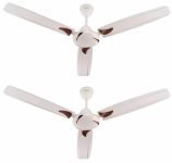 Candes Lynx Ceiling Fans For Home 1200Mm / 48 Inch | Bee 3 Star Rated, High Air Delivery, Noiseless & Energy Efficient | 1+1 Years Warranty | Ivory, Pack Of 2