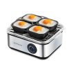 Longway LWEB04 500 Watt Stainless Steel Egg Boiler/Cooker for Steaming, Cooking & Boiling (Silver, 8 Eggs)