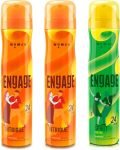Engage Deo Combo 2 Intrigue For Her 150Ml And 1 Spirit For Her 150Ml Deodorant Spray – For Women(450 Ml, Pack Of 3)
