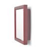 Nilkamal Gem Rich Look Bathroom Plastic Corner Cabinet with Mirror|Bathroom Mirrors |1 Door |Storage (Maroon)