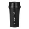 Amazon Brand – Symactive Leakproof Unbreakable Sports Shaker Bottle with Strainer, Anti Odour Large Spout & Flip Lid, BPA-Free (Color: Black, 700 ml),Plastic