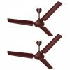 Havells 1200Mm Mozel Energy Saving Ceiling Fan (Brown, Pack Of 2)