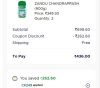 Lowest : Zandu Chandraprash 900G, Pack Of 2 @436  Add 2 Quantity : Use Code : CK249Final Price Rs.436 (Each at Rs.218/900g)