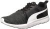 Puma men Frost Black-White Sneaker – 10 UK (37224301)