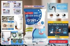 Drc_International Drain Cleaner Powder (50G X 1N) | Sink Cleaner| No Manual Hassle Required Powder Drain Opener(50 G)