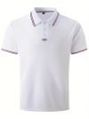 POSHAX Men Polo T Shirt || T Shirt for Men || Men T Shirt (Polo-14-17) (M, White)