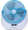 Seasons High Speed Rechargeable Table Fan With Led Light, For Home, Office Desk, Kitchen 5 Star 1400 Mm Ultra High Speed 3 Blade Table Fan(Blue, Pack Of 1)