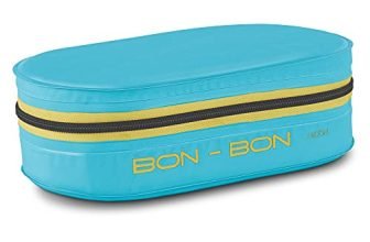 Milton New Bon Bon Lunch Box With 2 Leak-Proof Containers, 280 Ml Each, Cyan | Airtight | Microwave Safe | Easy To Carry | Insulated | Light Weight | Leak Proof
