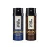 Wild Stone Classic Cologne And Leather Long Lasting Deodorants For Men, Pack Of 2 (225Ml Each)