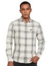 The Indian Garage Co Men’s Slim Fit Shirt (1221-SH151-02_Cream L)