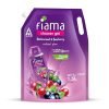 Fiama Body Wash Shower Gel Blackcurrant & Bearberry, 1.5L Body Wash Refill Pack for Women & Men with Skin Conditioners for Moisturised Skin & Radiant Glow, Suitable for All Skin Types