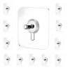 JIALTO 5 PCS Nail for Wall Hooks for Wall Without Drilling/Self Adhesive Hooks for Wall Heavy Duty Strong Nails for Wall Hanging Screw Sticker Wall Hook Clock/Kitchen Accessories Items