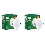 Philips Starfit 5 Watt Concealed Jb Led Downlighter For Ceiling With 3 Inch Cut-Out (Cool Day Light, Pack Of 2),White,929002671001_2