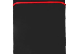 Storin Laptop Sleeve 14 inch Bag Case Pouch Reversible Black & Red