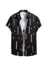 Flosive Casual Shirt for Men|| Shirt for Men|| Men Stylish Shirt || Men Printed Shirt… (L, Black)