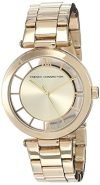 French Connection Analog Gold Dial Women’s Watch-FCL0001D