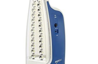 Amazon Basics Hue Rechargeable Portable Led Light, Blue(Plastic, Pack Of 1)