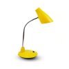 Lexton Night Study Metal Table Lamp | Adjustable Lamp Neck | Plastic Finish Study Lamp | B22 Bulb | Suitable for Home Décor Living Room Office Desk (Yellow, Plastic, 1 Piece)(Bulb Not Included)