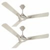 Havells 1200Mm Nicola Energy Saving Ceiling Fan (Pearl White Silver, Pack Of 2)