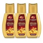 Dabur Almond Hair Oil – 900Ml (300Ml*3) | Provides Damage Protection | Non Sticky Formula | For Soft & Shiny Hair | With Almonds, Keratin Protein, Soya Protein & 10X Vitamin E