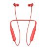 Mivi Collar Flash Bluetooth Wireless in Ear Earphones,24 Hours Battery Life, Booming Bass, IPX4 Sweat Proof, Passive Noise Cancellation, Bluetooth 5.0 with mic (Red)